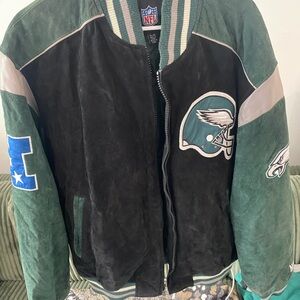 NFL Eagles Black and Green Jacket